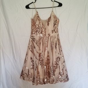 Windsor Rose Gold Dress